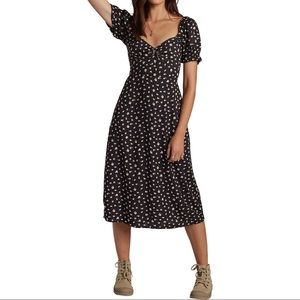 Billabong Love Letters Floral Midi Dress